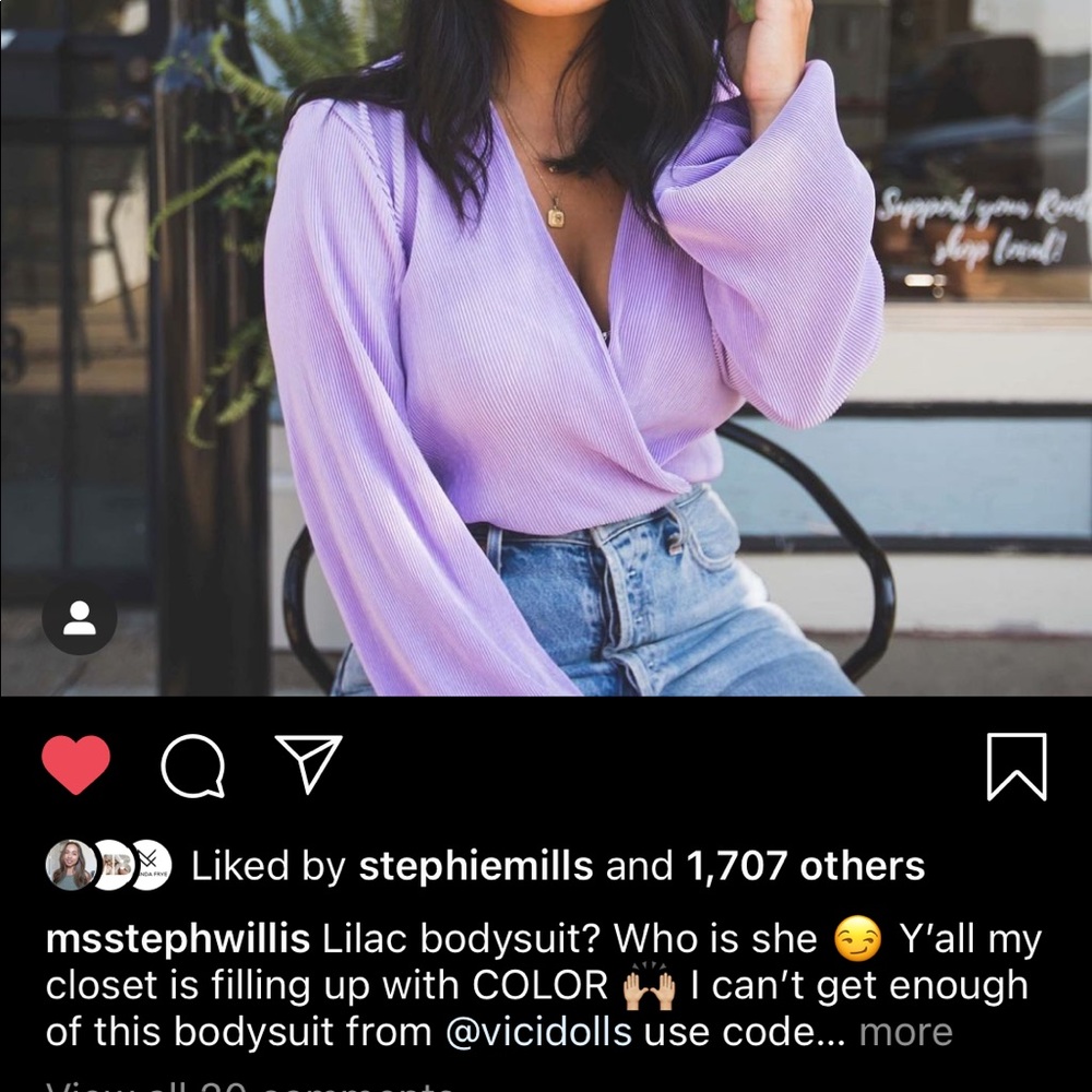 Lilac textured balloon sleeve body suit